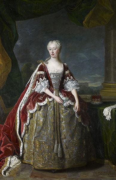 Jean Baptiste van Loo Princess Augusta of Saxe Gotha oil painting image